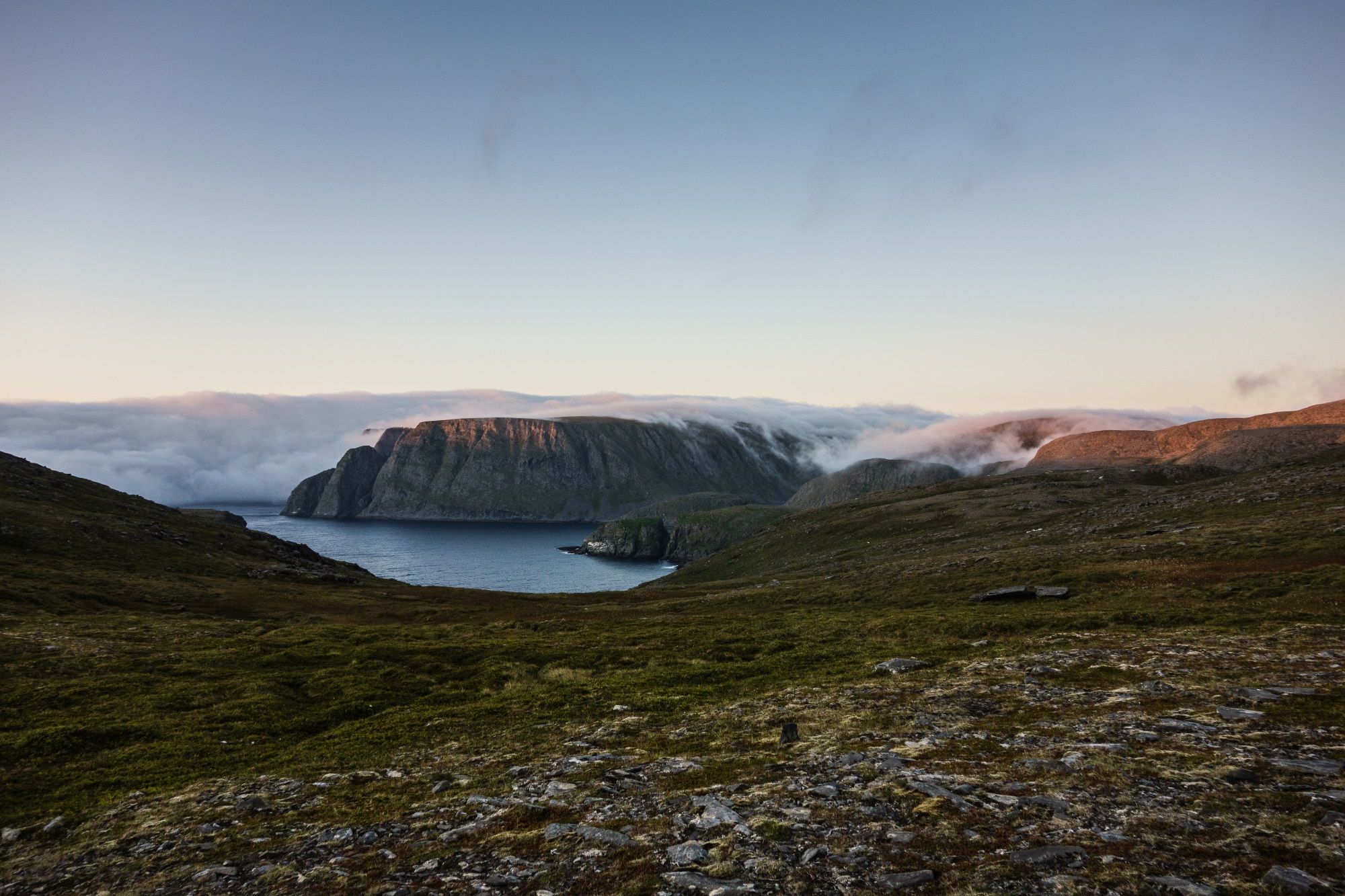 Clouds coming from Nordkapp